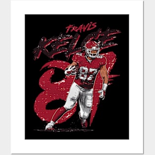 Travis Kelce Kansas City Rough Posters and Art